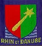 L'insigne tissu Rhin et Danube, aux armes de Colmar