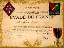 Insigne de l'association des Evads de France